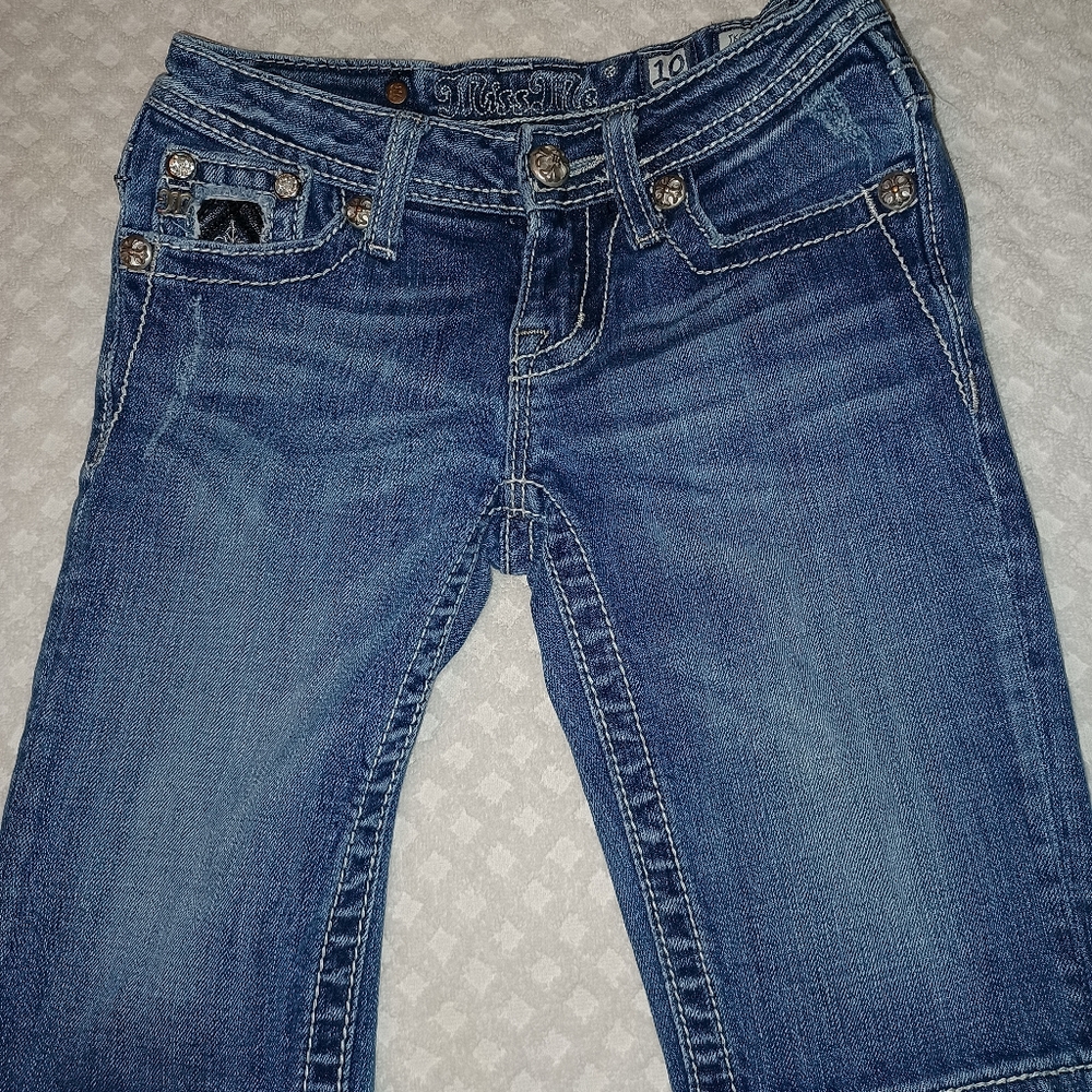 Miss Me Bermuda denim shorts